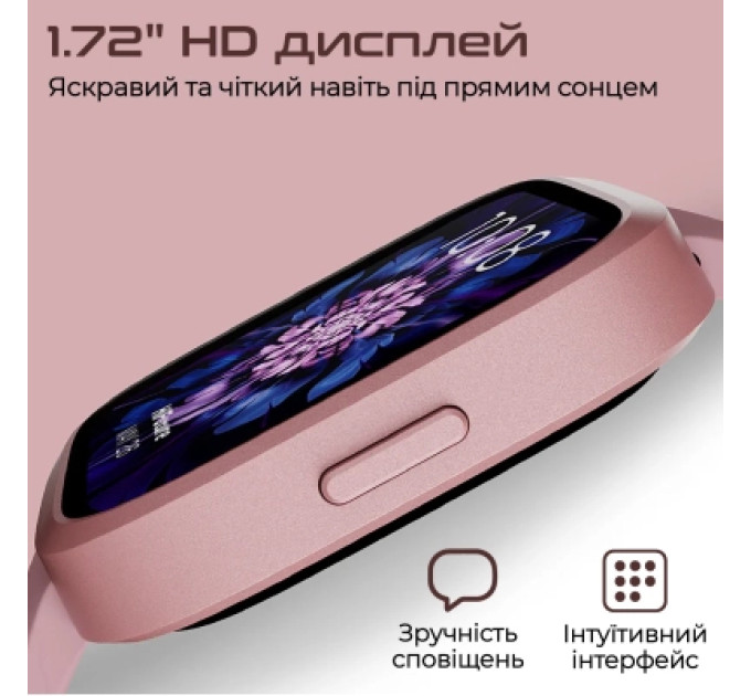 HIFuture Смарт-годинник HiFuture edge pink (edge.pink)