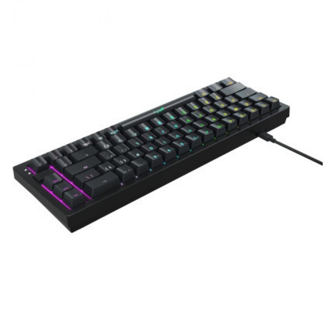 Xtrfy Клавіатура Xtrfy K5 68 keys Kailh Red Hot-swap RGB UA Black (K5-RGB-CPT-BLACK-R-UKR)