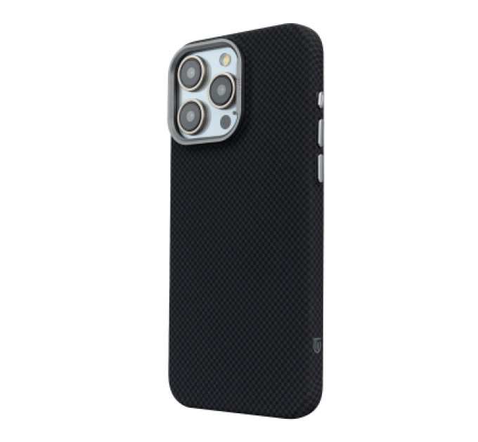 Armorstandart Чохол до мобільного телефона Armorstandart LikeCarbon2 MagCase Apple iPhone 15 Pro Max Kevlar Black (ARM88590)