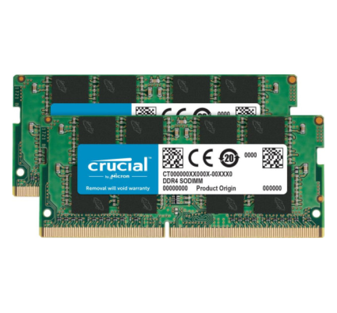Micron Модуль пам'яті для ноутбука SoDIMM DDR4 32GB (2x16GB) 3200 MHz Micron (CT2K16G4SFRA32A)