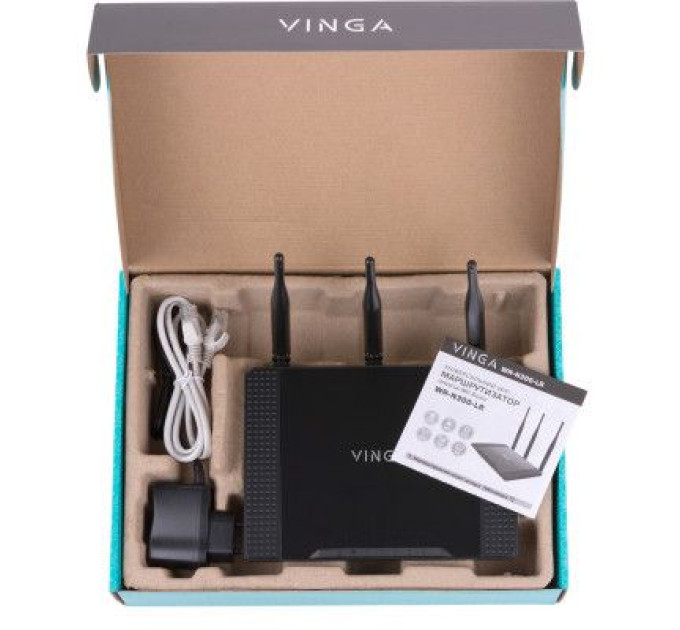 Vinga Маршрутизатор Vinga WR-N300 Long Range (WR-N300-LR)