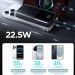 JOYROOM Батарея універсальна JOYROOM 10000mAh 22,5W PD, QC/3.0, 2*USB-A, USB-C In/Out, MicroUSB in, Black (JR-QP191)