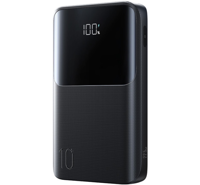 JOYROOM Батарея універсальна JOYROOM 10000mAh 22,5W PD, QC/3.0, 2*USB-A, USB-C In/Out, MicroUSB in, Black (JR-QP191)