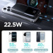 JOYROOM Батарея універсальна JOYROOM 10000mAh 22,5W PD, QC/3.0, 2*USB-A, USB-C In/Out, MicroUSB in, Black (JR-QP191)