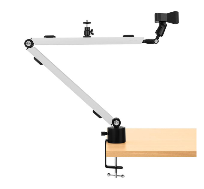 STREAMPLIFY Пантограф для мікрофону Streamplify MOUNT ARM-MIC, білий