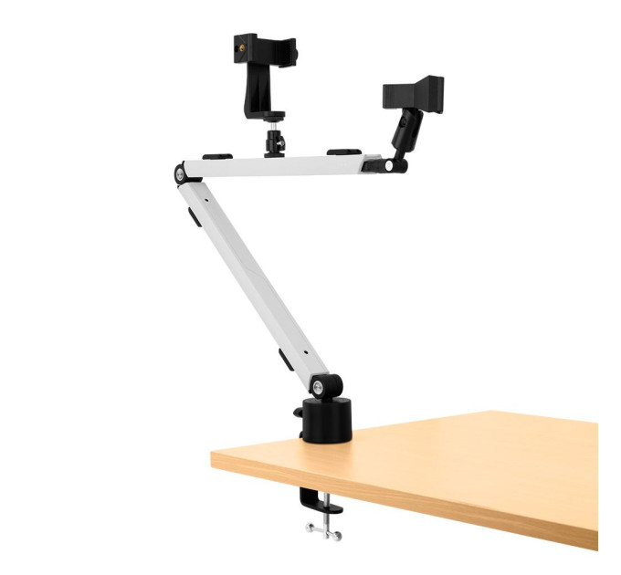 STREAMPLIFY Пантограф для мікрофону Streamplify MOUNT ARM-MIC, білий