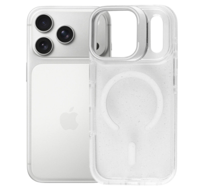 BeCover Чохол до мобільного телефона BeCover FIBRA Star Shine MagSafe Apple iPhone 17 Pro White (715431)