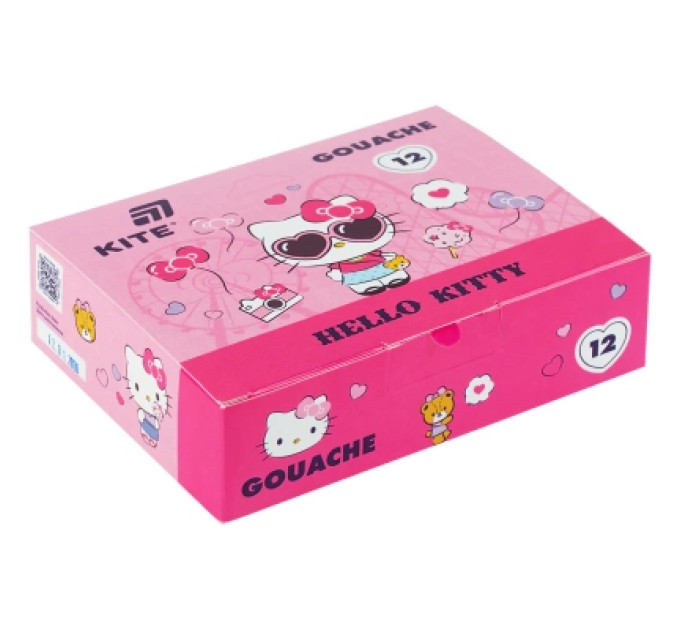 Kite Гуашеві фарби Kite Hello Kitty, 12 кольорів 20 мл (HK26-063)