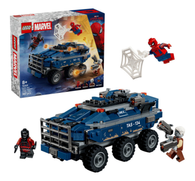 LEGO Конструктор LEGO Marvel Spider-Man Prison Transport Chase (76349)