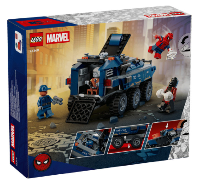 LEGO Конструктор LEGO Marvel Spider-Man Prison Transport Chase (76349)