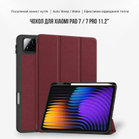 Чохол до планшета BeCover Flexible TPU Mate Xiaomi Pad 7 / 7 Pro 11.2" Red Wine (715619)