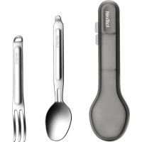 Набір туристичного посуду NexTool Portable Stainless Steel Tableware, нержавіюча сталь (NE20133)