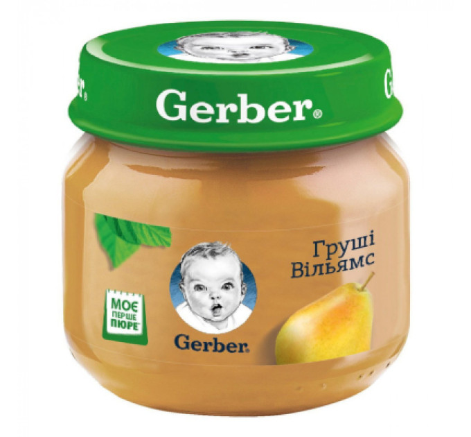 Gerber Дитяче пюре Gerber груши Вильямс 80 г (7613033513237)