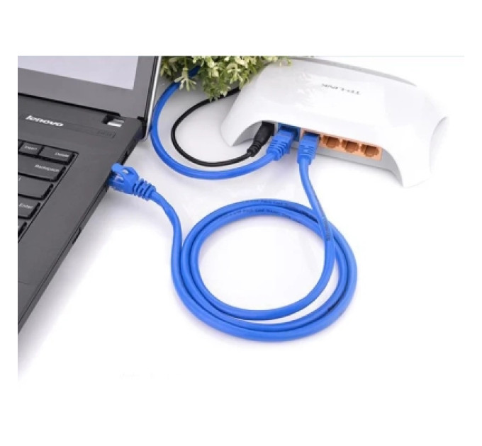 Ugreen Патч-корд UGREEN Cat 6 U/UTP Lan Cable 5m (Blue) Ugreen (11204)