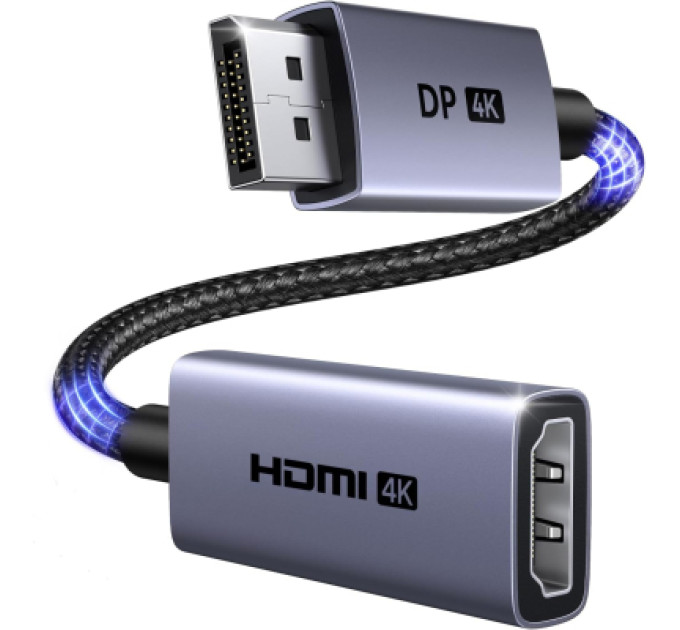 Ugreen Кабель мультимедійний UGREEN DisplayPort to HDMI 4K Cable Ugreen (95418)