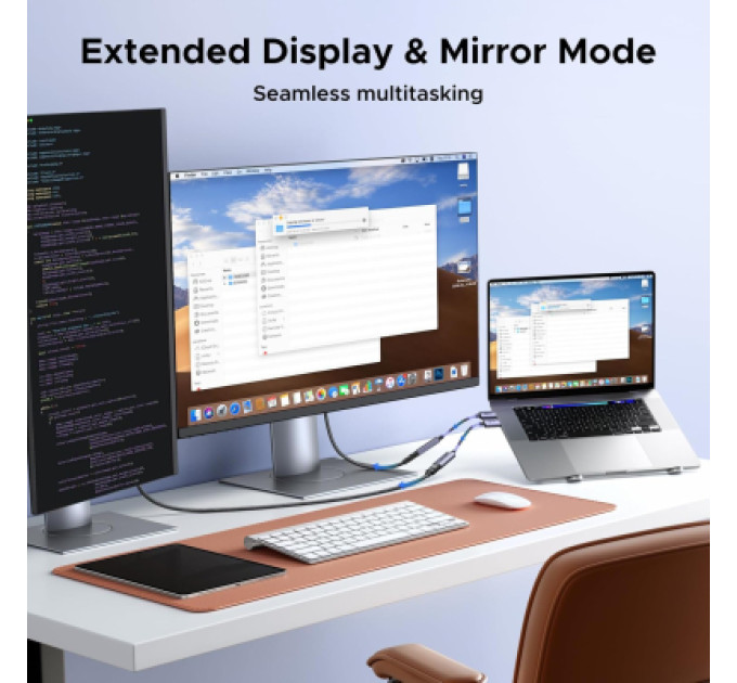 Ugreen Кабель мультимедійний UGREEN DisplayPort to HDMI 4K Cable Ugreen (95418)