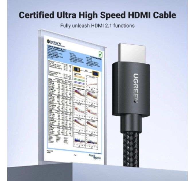 Ugreen Кабель мультимедійний UGREEN HDMI 8K Cable 10m Ugreen (95966)