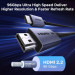 Ugreen Кабель мультимедійний UGREEN HDMI 16K Male to Male Aluminum Braid Cable 2m Ugreen (65900)