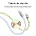Ugreen Дата кабель UGREEN USB-C to USB-C PD Fast Charging Lanyard Cable 60W Max Blue 1.2m Ugreen (35511)