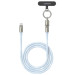 Ugreen Дата кабель UGREEN USB-C to USB-C PD Fast Charging Lanyard Cable 60W Max Blue 1.2m Ugreen (35511)