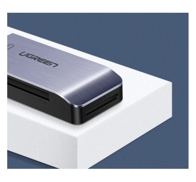 Ugreen Зчитувач флеш-карт UGREEN USB-A 3.0 to TF/SD/CF/MS Multifunction Card Reader Multi-Read Ugreen (50541)