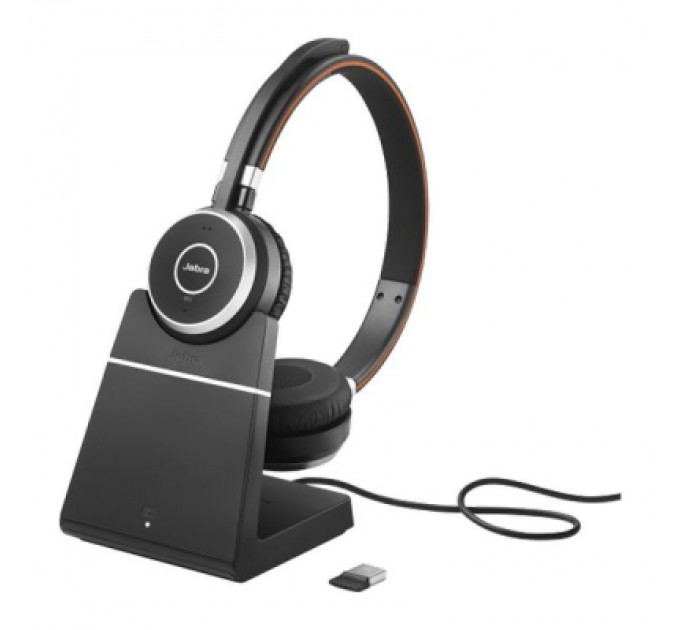 Jabra Навушники Jabra Evolve 65 SE Link380a UC Stereo + with charging base (6599-833-499)