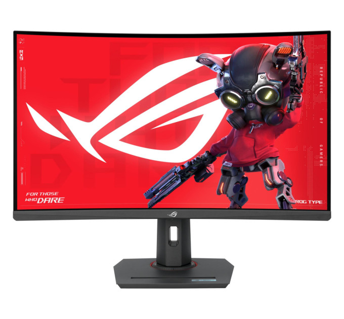 ASUS Монiтор Asus 31.5" ROG Strix XG32WCMS (90LM09X0-B01970) Fast VA Black 280Hz Curved