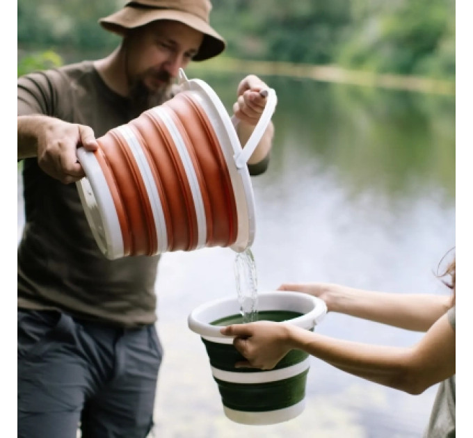 Tribe Відро складане Tribe Water Bucket 5 л terracota (T-FJ-0047-terracota)