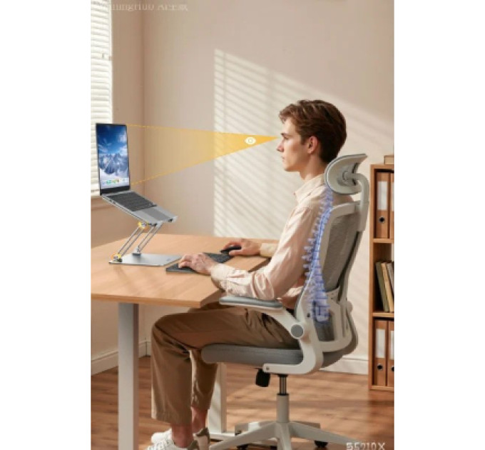 Ugreen Підставка до ноутбука Ugreen LP966 Laptop Stand Adjustable Angle/Heigh & Foldable Sliver (95187)
