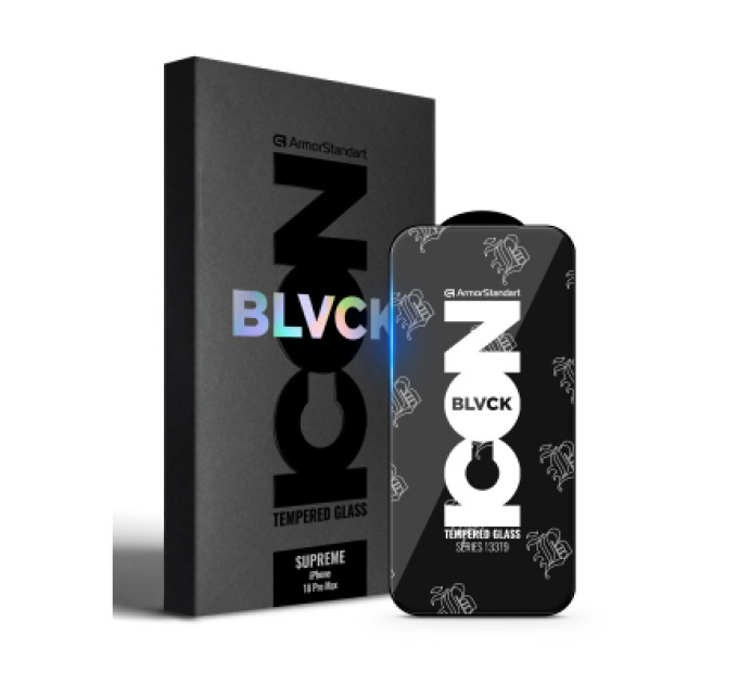 Armorstandart Скло захисне Armorstandart Supreme Black Icon Apple iPhone 18 Pro Max (ARM91940)