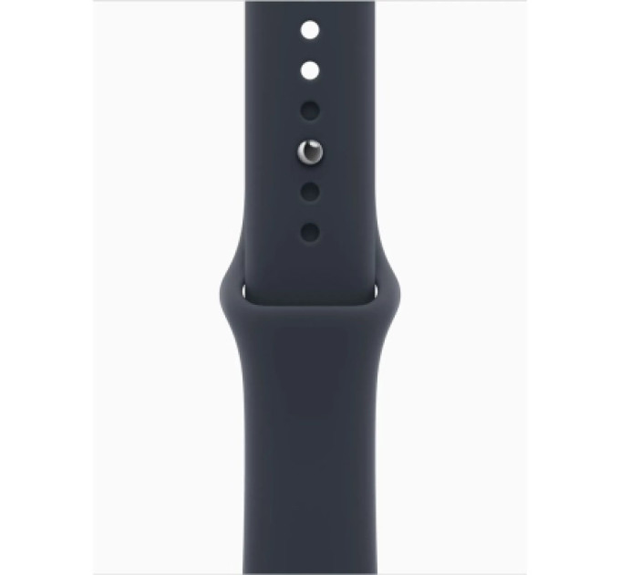 Apple Смарт-годинник Apple Watch Series 12 GPS 42mm Space Grey Aluminium Case with Navy Blue Sport Band - S/M (MJE74RK/A)
