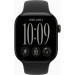 Apple Смарт-годинник Apple Watch Series 12 GPS 42mm Black Aluminium Case with Black Sport Band - S/M (MJEA4RK/A)