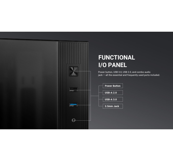 ID-Cooling Корпус ID-Cooling View 500 ARGB Black