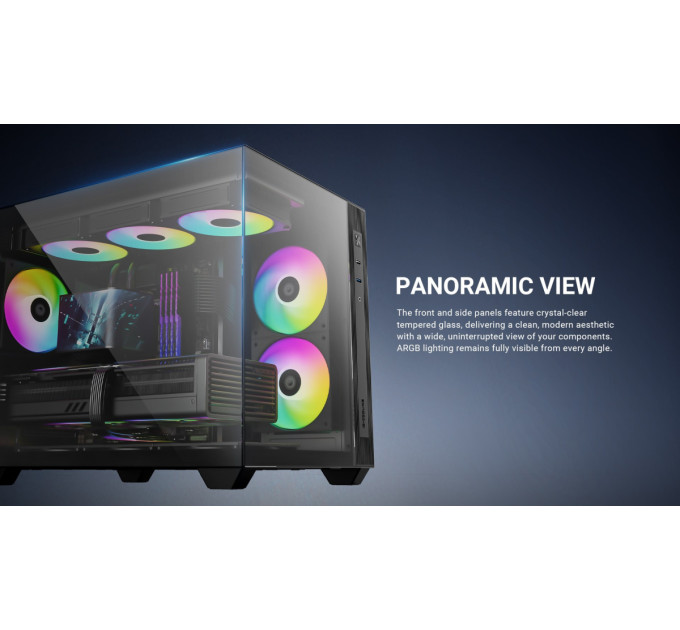 ID-Cooling Корпус ID-Cooling View 500 ARGB Black
