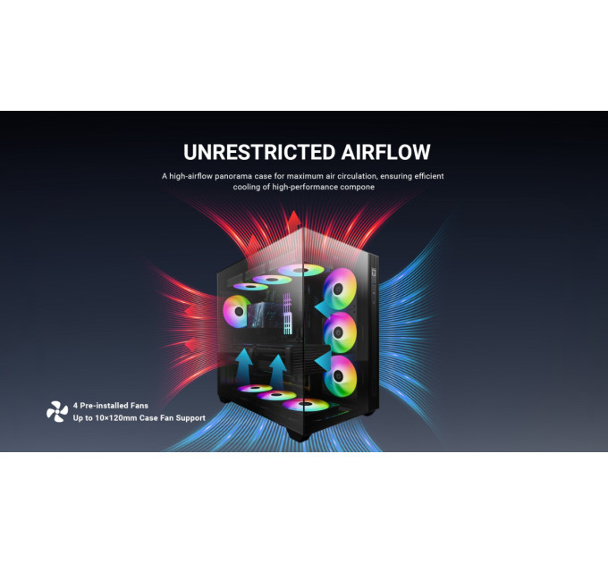 ID-Cooling Корпус ID-Cooling View 510 ARGB Black