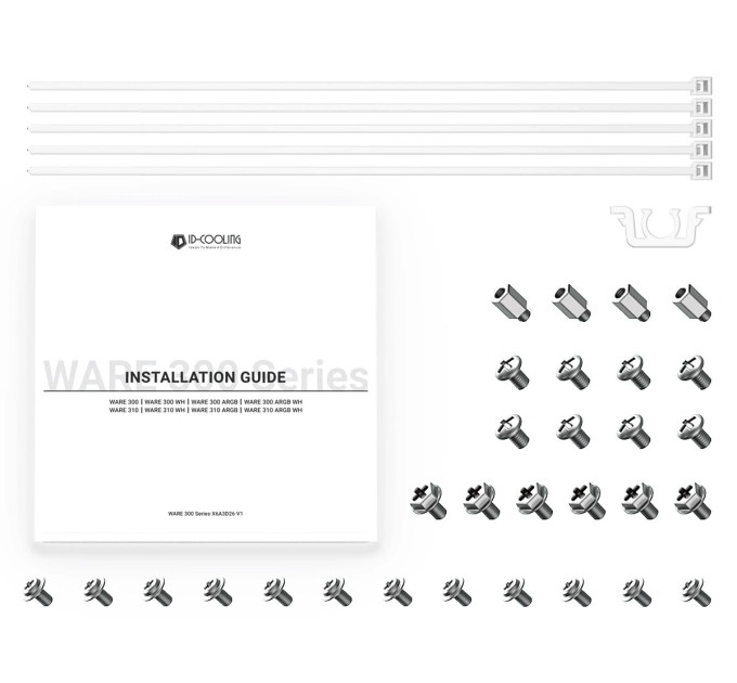 ID-Cooling Корпус ID-Cooling Ware 300 ARGB White