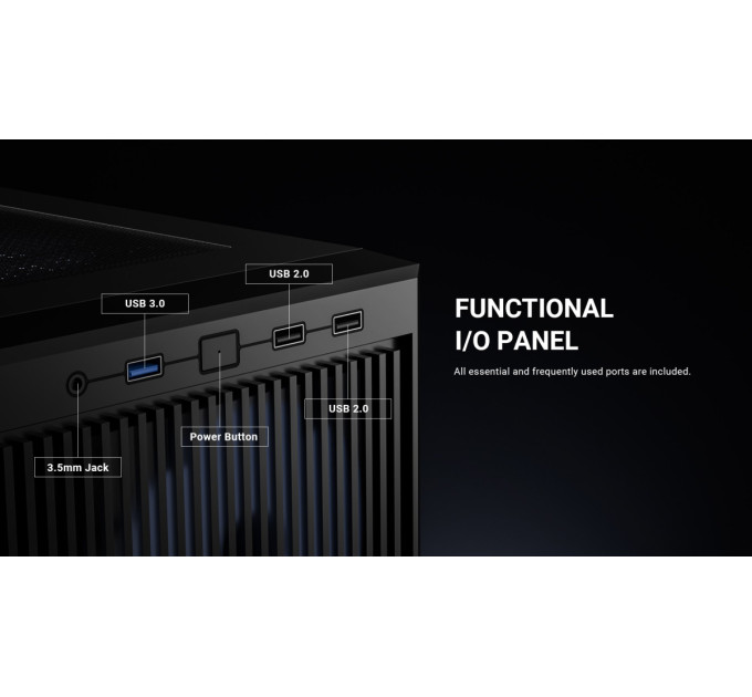 ID-Cooling Корпус ID-Cooling Ware 310 ARGB Black