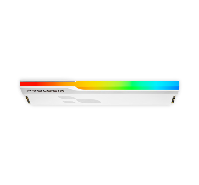 Prologix Модуль пам`ятi DDR5 16GB/5600 Prologix Onyx White RGB (PRO16GB5600YWR5)