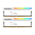 Prologix Модуль пам`ятi DDR5 2x16GB/5600 Prologix Onyx White RGB (PRO32GB5600YWR5K)