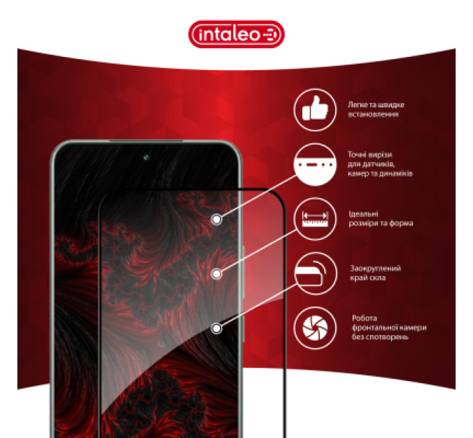 Intaleo Скло захисне Intaleo 3D 9H Xiaomi Poco M8 Pro Black (1283126634550)