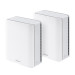 ASUS Wi-Fi Mesh-система Asus ZenWiFi BT8 2pk White (90IG0930-MO3B20)