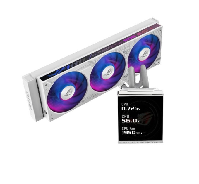 ASUS Система водяного охолодження Asus ROG Strix SLC IV 360 ARGB LCD White (90RC01S2-B0EAY0)