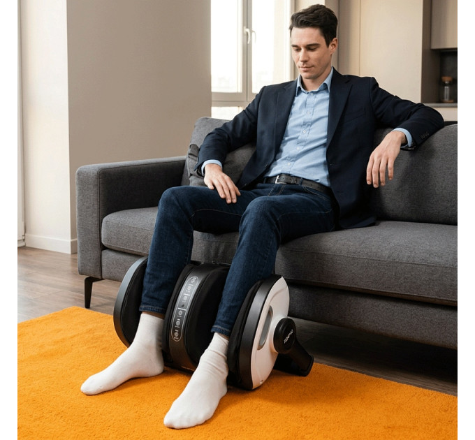 RENPHO Масажер для ніг RENPHO 2-in-1 Foot and Calf Massager White (R-D001R-WH)