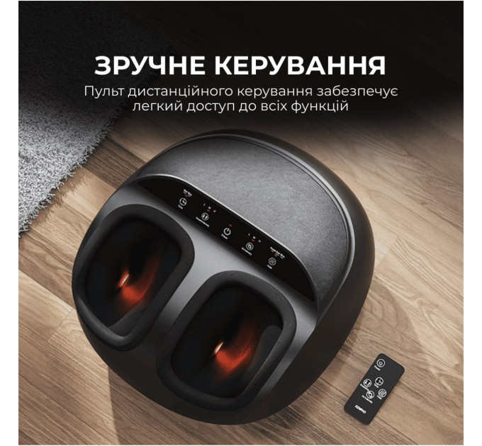 RENPHO Масажер для ніг RENPHO Shiatsu Premium Black (RF-FM059R)