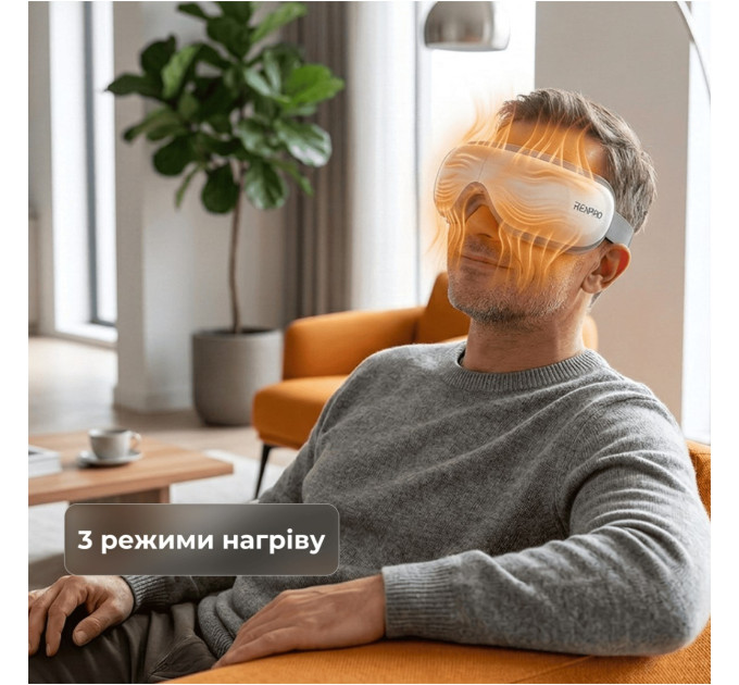 RENPHO Масажер для очей RENPHO Eyeris 1 Eye Massager White (RF-EM001R-WH)