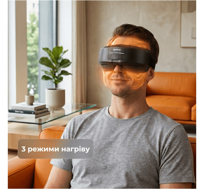RENPHO Масажер для очей RENPHO Eyeris Shift Eye Massager (R-G011-BK)