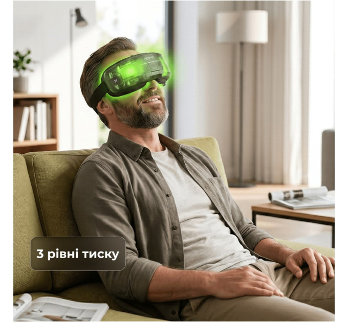 RENPHO Масажер для очей RENPHO Eyeris Shift Eye Massager (R-G011-BK)