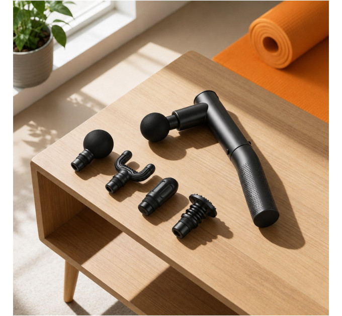 RENPHO Перкусійний масажер RENPHO Extend Black (R-C004-BK)