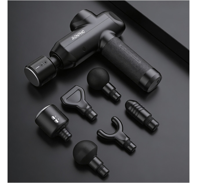 RENPHO Перкусійний масажер RENPHO Power Thermacool Massage Gun (R-C001SH-BK)