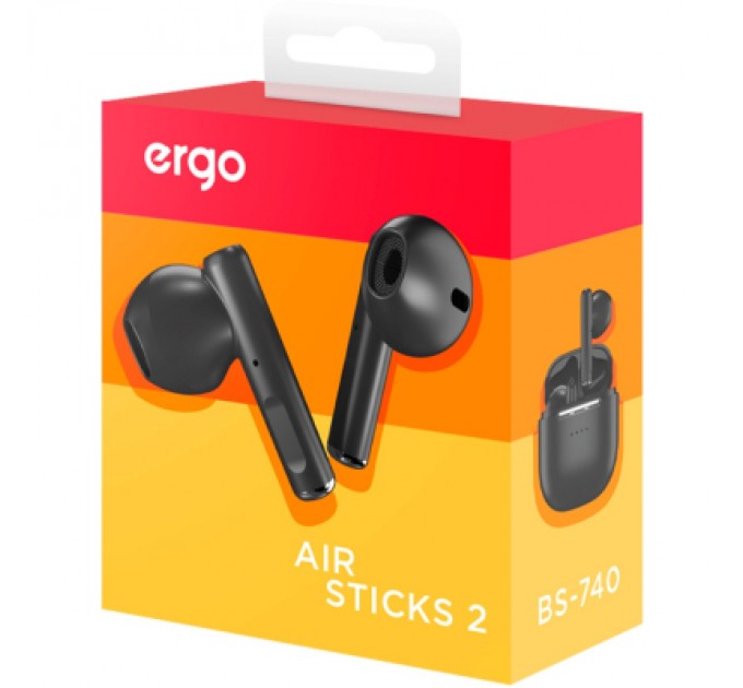 Ergo Навушники Ergo BS-740 Sticks Nano 2 Black (BS-740K)